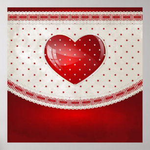 Poster Points et Coeurs