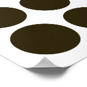 Poster Points neutres Café Mocha (Coin)