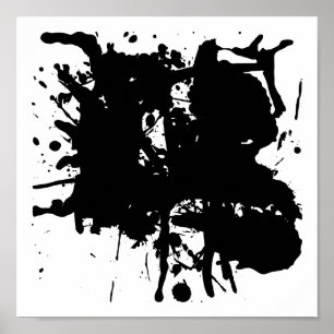 Poster Points noirs Abstraits modernes