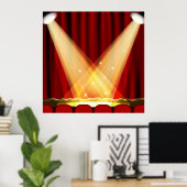 Poster Points saillants sur scène (Bureau à domicile)