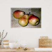 Poster Poires (Cuisine)