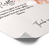 Poster Poirier rose et ballons Déchets Raffle (Coin)