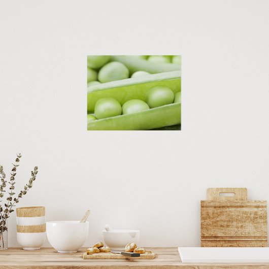 Poster Pois bio frais (Cuisine)