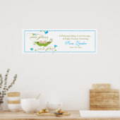 Poster Pois jumeaux dans un pois | Bannière Ping (Cuisine)