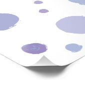 Poster pois peint à la main (Coin)