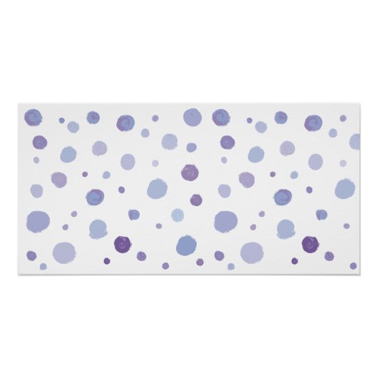 Poster pois peints à la main (Devant)