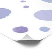Poster pois peints à la main (Coin)
