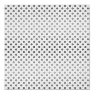 Poster Pois Silver Gradient par Shirley Taylor