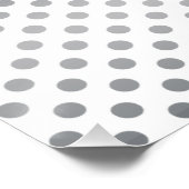 Poster Pois Silver Gradient par Shirley Taylor (Coin)