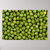 Poster Pois verts (Devant)