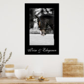 Poster Poise & Élégance (Cuisine)