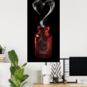 Poster poison d'amour (Bureau à domicile)