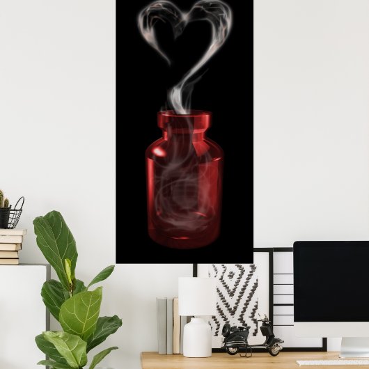 Poster poison d'amour (Bureau à domicile)