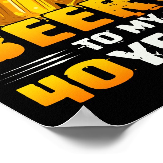 Poster Poison de Cheers et Beers (Coin)