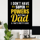 Poster Poison de Father Père de Super Powers (Bureau à domicile)