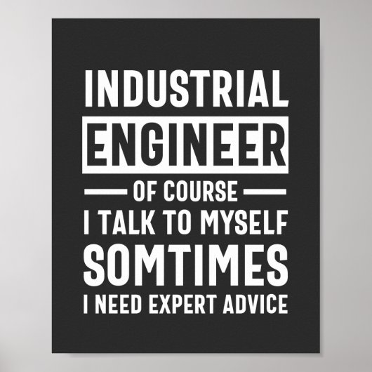 Poster Poison de Funny Industrial Engineer (Devant)