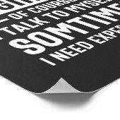 Poster Poison de Funny Industrial Engineer (Coin)