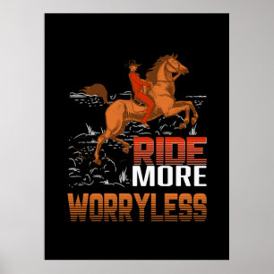 Poster Poison d'Equestrian Ride More Worryless