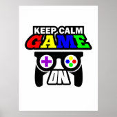 Poster Poison Keep Calm Game (Devant)