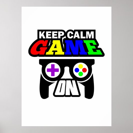 Poster Poison Keep Calm Game (Devant)