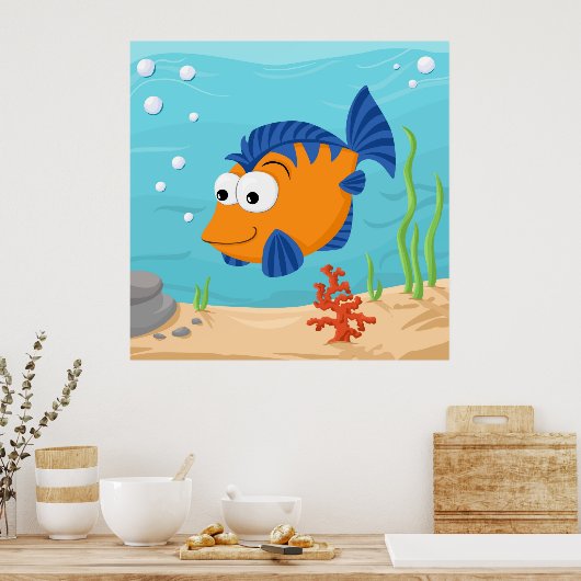Poster Poisson (Cuisine)