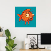 Poster Poisson (Bureau à domicile)
