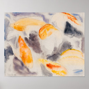 Poster Poisson 4   Charles Demuth  