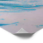 Poster Poisson à calcaire bleu rose V (Coin)