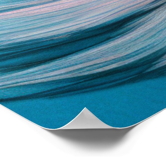 Poster Poisson à calcaire bleu rose VII (Coin)