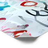 Poster Poisson Abstrait coloré (Coin)