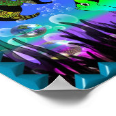 Poster Poisson arc-en-ciel (Coin)