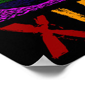 Poster Poisson arc-en-ciel (Coin)