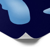 Poster poisson arc-en-ciel (Coin)