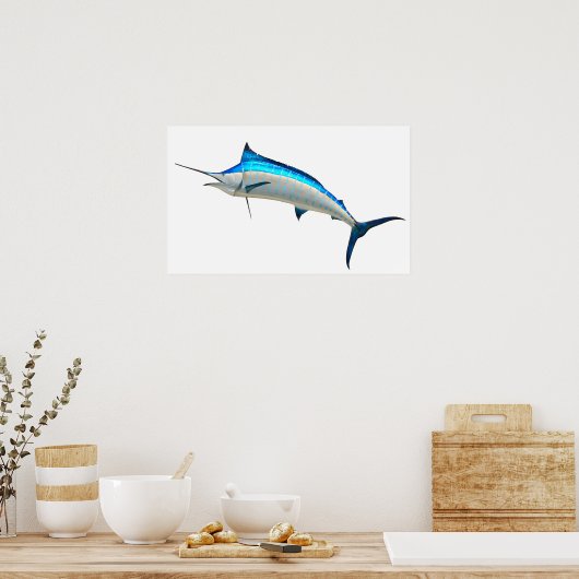 Poster Poisson Blue Marlin (Cuisine)