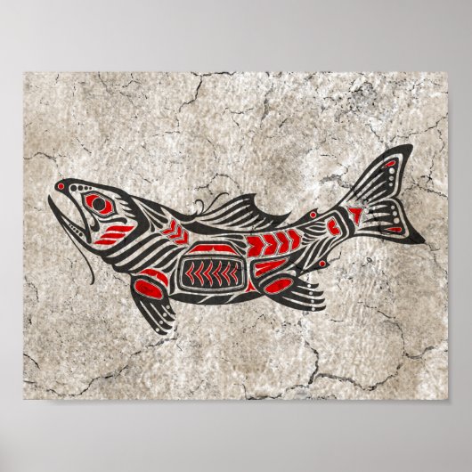 Poster Poisson brisé Haida Spirit (Devant)