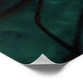 POSTER POISSON BROWN ET VERT (Coin)