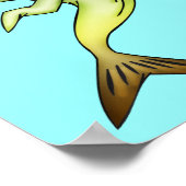 Poster Poisson Choqué (Coin)