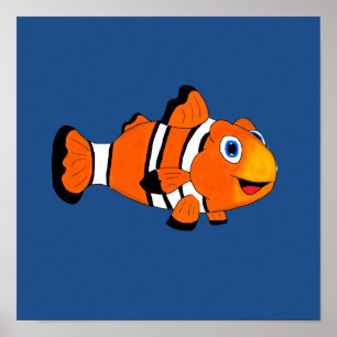 Poster Poisson clown