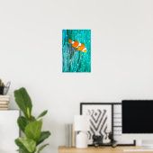 Poster Poisson clown (Bureau à domicile)