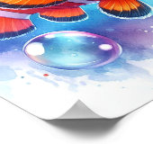 Poster Poisson clown aquarelle (Coin)