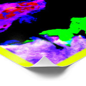 Poster Poisson coloré Motifs peinture art. Acheter mainte (Coin)