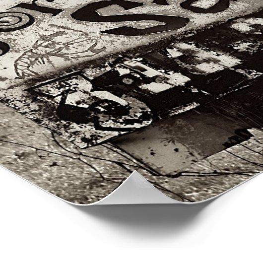 Poster Poisson-crevettes [Imprimer l'art] (Coin)