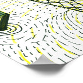 Poster Poisson dans le filet (Coin)