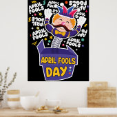 Poster Poisson d'avril drôle (Cuisine)