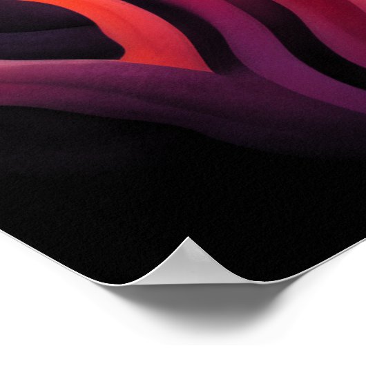 Poster Poisson de calcaire coloré (Coin)