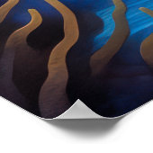 Poster Poisson de calcaire coloré (Coin)