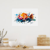 Poster Poisson de fête (Cuisine)