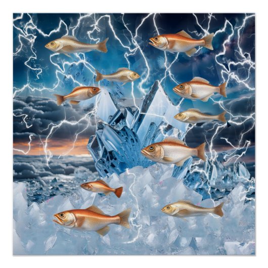 Poster Poisson de foudre (Devant)