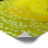 Poster Poisson de goby de Watchman jaune (Coin)