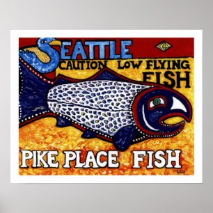 Poster Poisson de la place du brochet